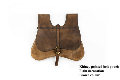 Belt pouch - kidney pointed